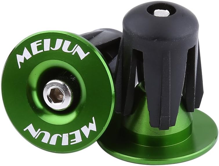 woobles Handlebar End Plug, Aluminum Handlebar Grips Handle Bar Cap Stoppers for Bicycle Cycling MTB Road(2pcs) - Image 1